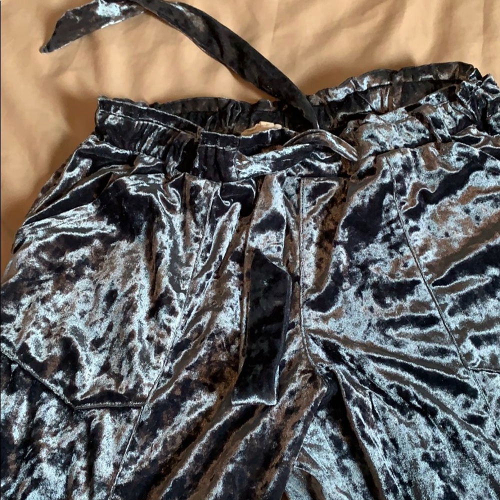 Velvet Blue Sweatpants